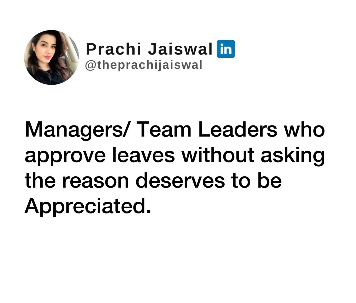 Post image by Prachi Jaiswal